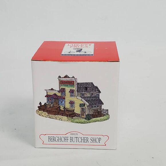 Liberty Falls Berghoff Butcher Shop AH131 Figurine w/ Box - Picture 3 of 3